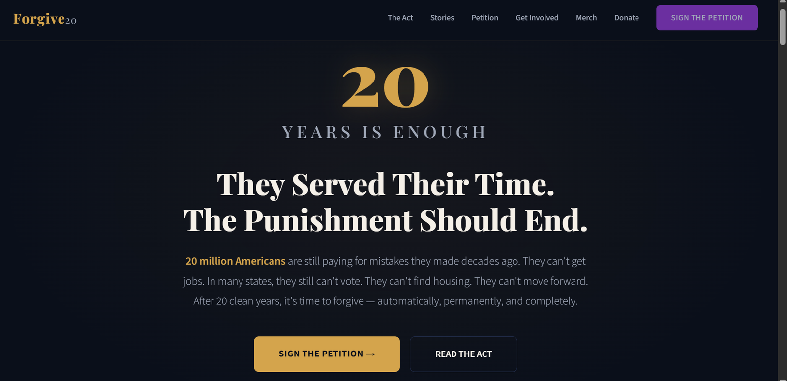 Forgive20.org